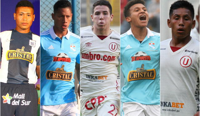 José Cotrina, Ray Sandoval, Adrián Ugarriza, Fernando Pacheco y Raúl Tito, los nominados a Mejor Jugador Sub-20.