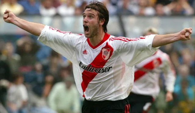 Fernando Cavenaghi debutó en River Plate en el 2001.