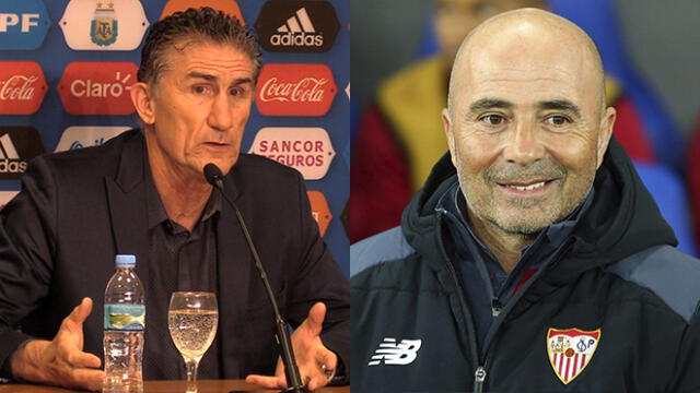 Edgardo Bauza y Jorge Sampaoli.