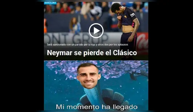 Memes del partidazo entre Real Madrid y Barcelona, por la Liga Santander. Fuente: Twitter