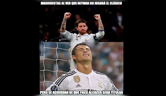 Memes del partidazo entre Real Madrid y Barcelona, por la Liga Santander. Fuente: Twitter