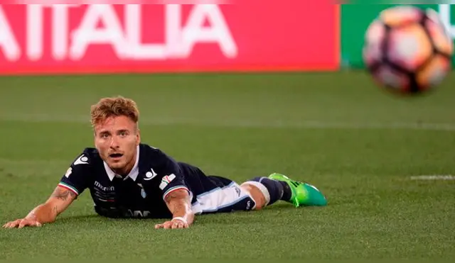 Ciro Inmobile se peridó un gol cantado frente a la Juventus.