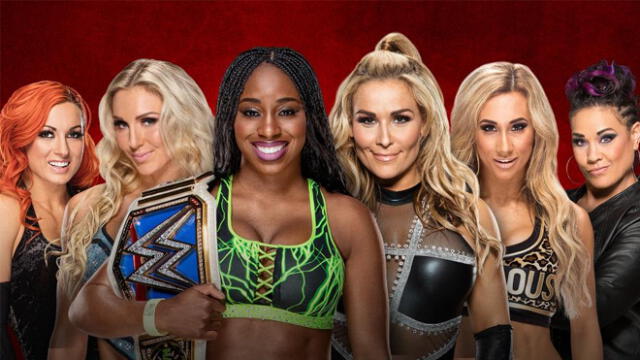 En WWE Backlash 2017, Naomi, Charlotte Flair & Becky Lynch vs. Natalya, Carmella & Tamina.