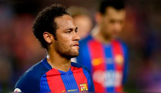 El rostro de Neymar al saber que Real Madrid ganó su partido. Foto: AP