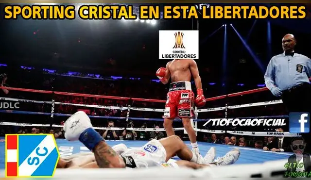 Infartantes memes de la derrota del Sporting Cristal por 4-0 ante Santos en Copa Libertadores. Fuente: Facebook