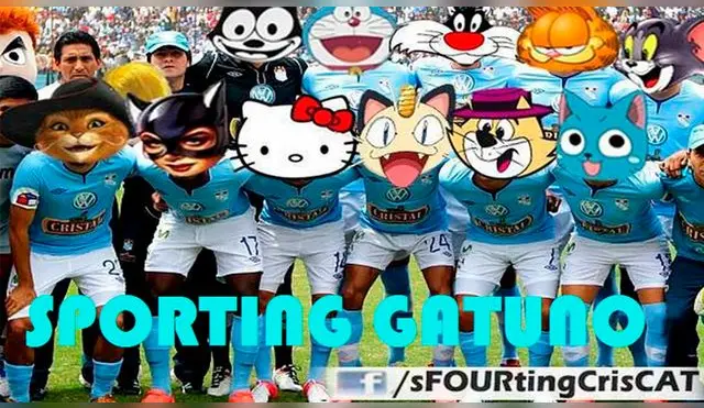 Infartantes memes de la derrota del Sporting Cristal por 4-0 ante Santos en Copa Libertadores. Fuente: Facebook