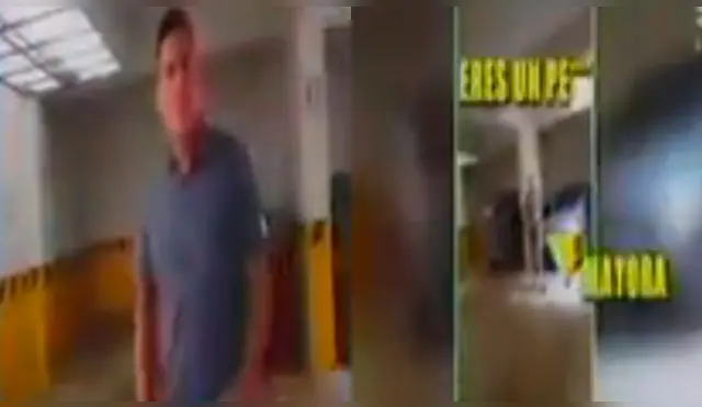 Diego Mayora siendo ampayado por su esposa cuando le era infiel.