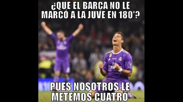 Memes del triunfo del Real Madrid sobre la Juventus en la final de la Champions League. Foto: Twitter.