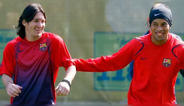 Ronaldinho envía mensajes a Lionel Messi por su cumpleaños.