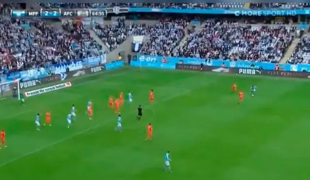 Yoshimar Yotún se lució con gol y asistencias en triunfo del Malmo.