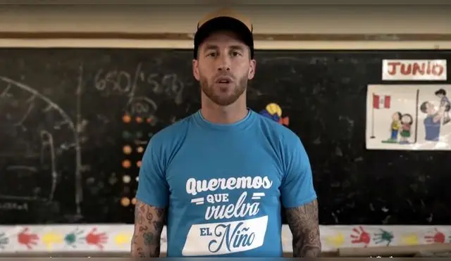 Sergio Ramos envía emotivo mensaje para todos los niños del Perú 