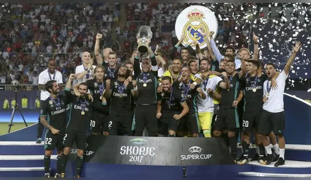 Real Madrid recibió premio “misiazo” por ganar la Supercopa de Europa