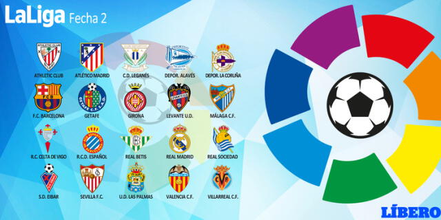 Programación, fecha, hora y canal de la fecha 2 de la Liga Santander. Programación, fecha, hora y canal de la fecha 2 de la Liga Santander.