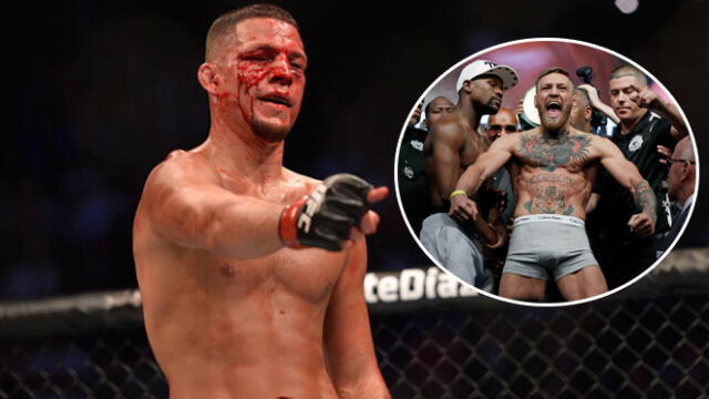 Nate Diaz cree que Conor McGregor sí tiene posibilidades de vencer a Floyd Mayweather. Foto: Agencias