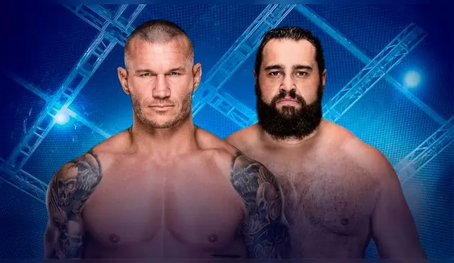 En WWE Hell in a Cell 2017, Randy Orton vs. Rusev. Foto WWE
