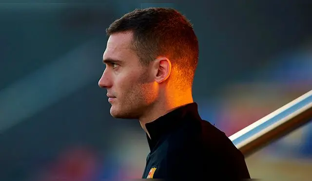 Thomas Vermaelen durante un entrenamiento del Barcelona.