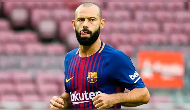 Javier Mascherano quiere continuidad y se iría al fútbol chino a inicios del 2018. 