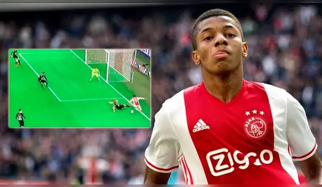 David Neres, una de las grandes figuras del Ajax de Amsterdam.