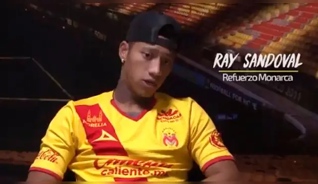Ray Sandoval, durante su primera entrevista con el Morelia.