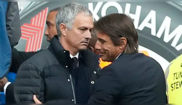 Los ataques entre Antonio Conte y José Mourinho no cesan en la Premier League. Foto: AP