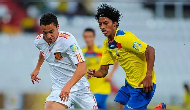 John Narváez enfrenta a Rodrigo en un España-Ecuador, por el Mundial Sub-2011.