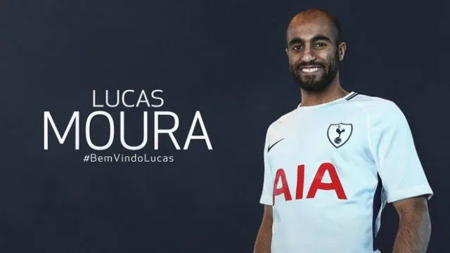 Lucas Moura, presentado como nuevo jugador del Tottenham. Lucas Moura, presentado como nuevo jugador del Tottenham.