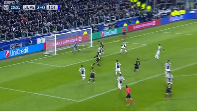 Juventus y Tottenham se ven las caras en la Champions League.