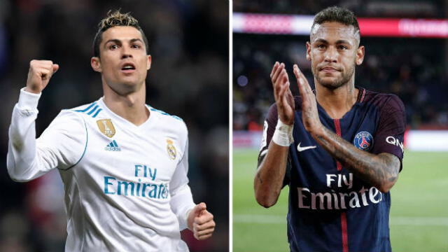 Cristiano Ronaldo (Real Madrid) y Neymar (PSG) se verán las caras en este partidazo por la Champions League. Foto: Internet/Medios