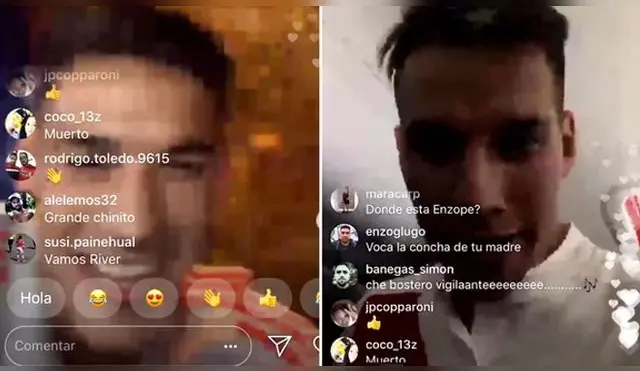 Carlos Auzqui se burla de Carlos Tevez tras la Supercopa Argentina.