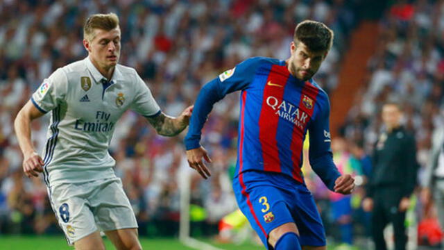 Se hace viral la jugada en que Toni Kroos ridiculiza a Gerard Piqué en el gol del Real Madrid.