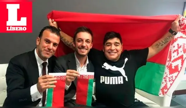 Diego Maradona será presidente del Dinamo Brest por dos temporadas.