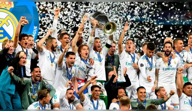 Real Madrid ganó la Champions League por tercera vez de manera consecutiva. Foto: EFE