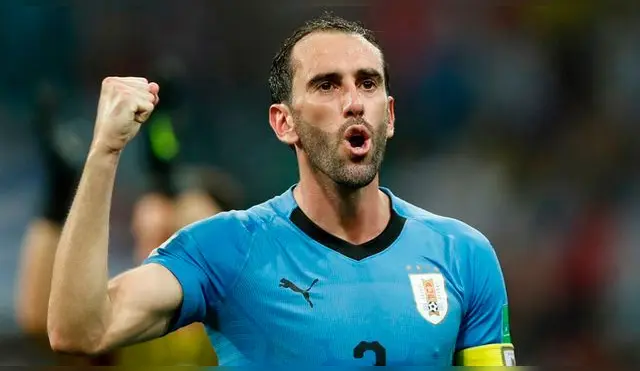 Diego Godín es el capitán de 'La Celeste'. 