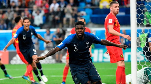 Francia ganó 1-0 a Bélgica y jugará la gran final de Mundial Rusia 2018.