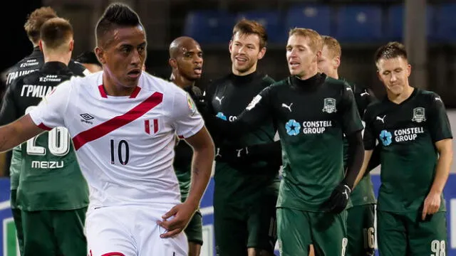 Christian Cueva, flamante fichaje del Krasnodar de Rusia.