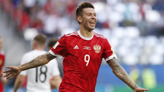 Fiodor Smolov, "10" de Rusia y goleador del Krasnodar.