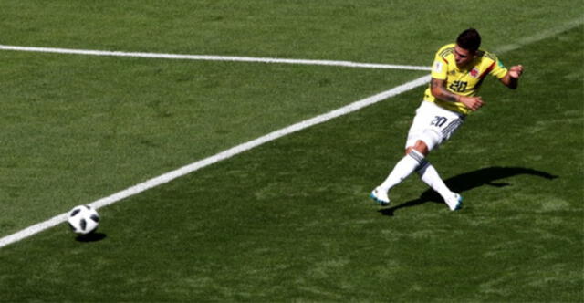 Juan Quintero (COL), gol contra Japón.