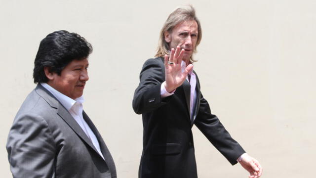Edwin Oviedo y Ricardo Gareca