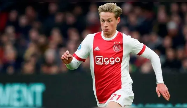 Frenkie de Jong quiere quedarse en el Ájax. Foto: EFE