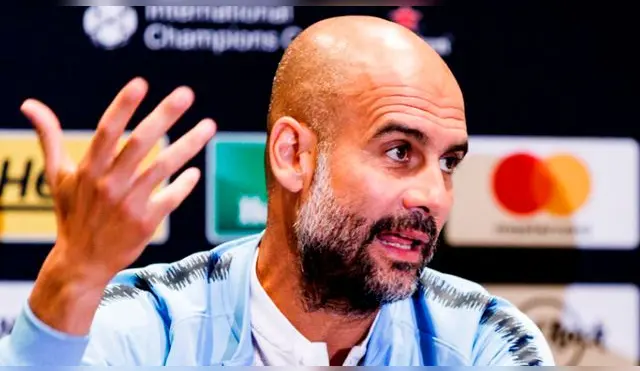 Pep Guardiola habló de manera muy dura sobre Claudio Tapia. Foto: EFE