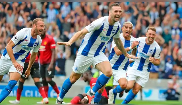 Brighton venció por 3-2 al Manchester United por la segunda jornada de la Premier League