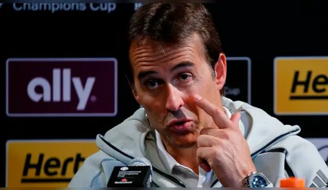 Julen Lopetegui se refirió a suplencia de Vinicius y la portería de Real Madrid 