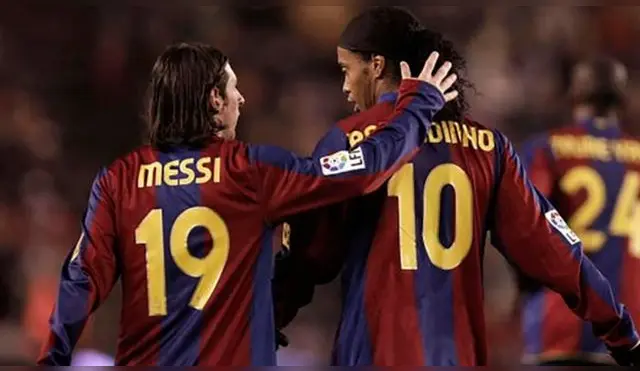 Ronaldinho y el inusual pedido cuando Liones Messi se retire: "Que nadie más vista la 10 del Barcelona"