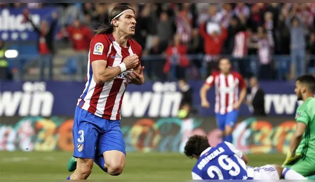 Atlético Madrid: Filipe Luis figura en la órbita del Arsenal de Inglaterra
