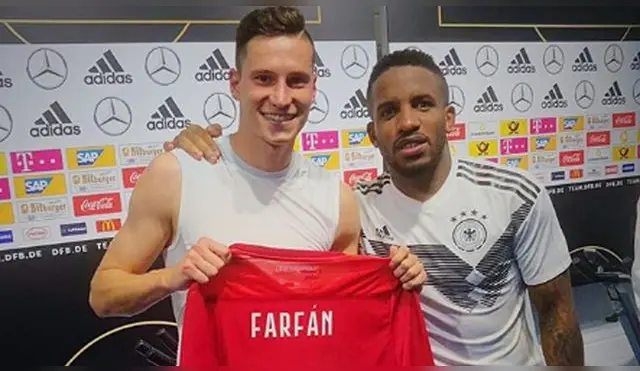 Instagram: Julian Draxler dedica emotiva publicacion a Jefferson Farfán tras reencontrarse en el Perú vs Alemania