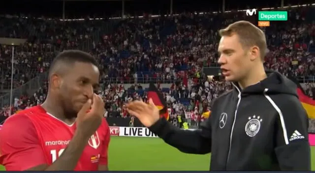 Jefferson Farfán y Manuel Neuer se reencontraron tras el Perú vs Alemania