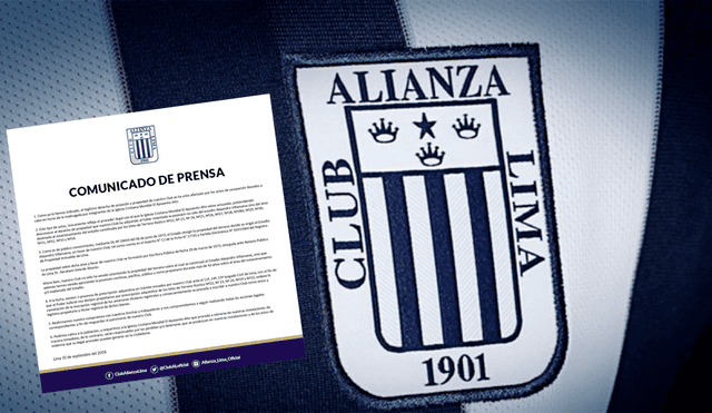 Alianza Lima: Comunicado oficial sobre el ‘La toma del Estadio Alejandro Villanueva │ FOTO Alianza Lima: Comunicado oficial sobre el ‘La toma del Estadio Alejandro Villanueva │ FOTO