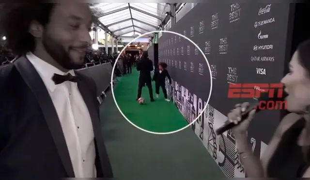 FIFA The Best 2018: Hijo de Marcelo se roba las miradas por hacer 'huachas' en la gala [VIDEO]