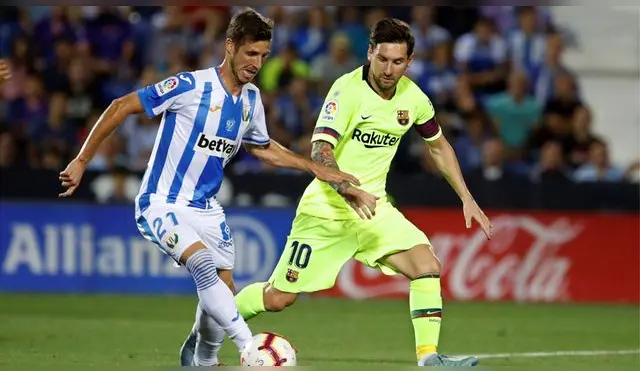 Barcelona perdió 2-1 ante Leganés y pone en riesgo su liderato en Liga Santander