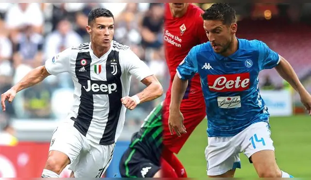 Ver EN VIVO Juventus vs Napoli ONLINE EN DIRECTO vía Rai Italia Gol Televisión y Serie A Pass con Cristiano Ronaldo y Paulo Dybala: fecha, hora y canales | Serie A 2018-19